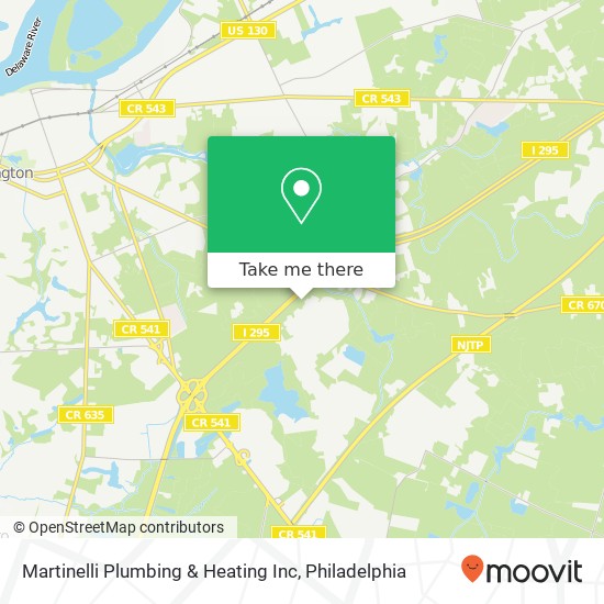 Martinelli Plumbing & Heating Inc map
