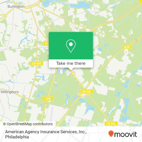 Mapa de American Agency Insurance Services, Inc.