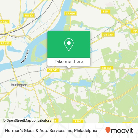 Norman's Glass & Auto Services Inc map