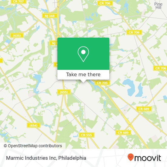 Marmic Industries Inc map