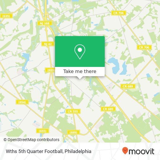Mapa de Wths 5th Quarter Football