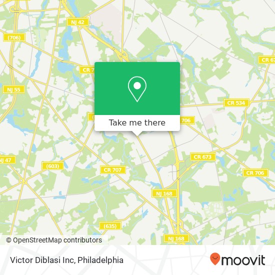 Victor Diblasi Inc map