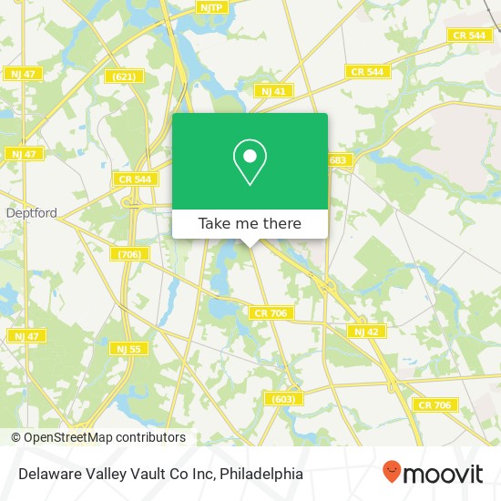 Delaware Valley Vault Co Inc map