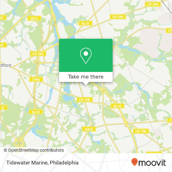 Mapa de Tidewater Marine