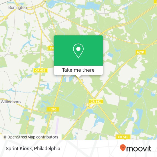 Sprint Kiosk map