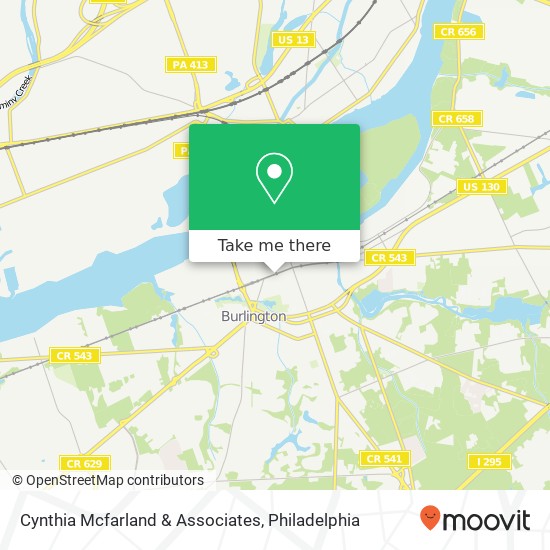 Mapa de Cynthia Mcfarland & Associates