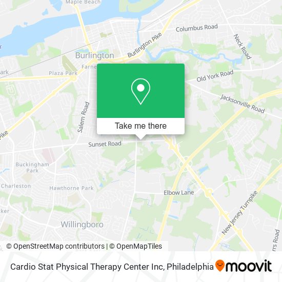 Mapa de Cardio Stat Physical Therapy Center Inc