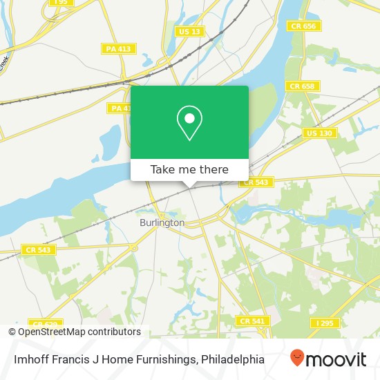 Imhoff Francis J Home Furnishings map