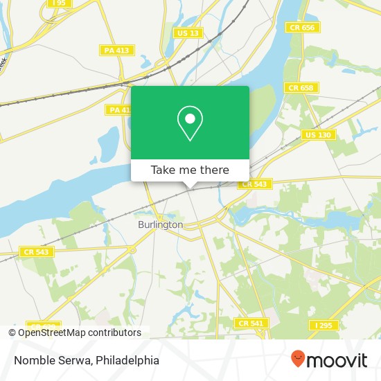 Nomble Serwa map