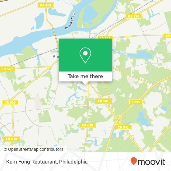 Mapa de Kum Fong Restaurant