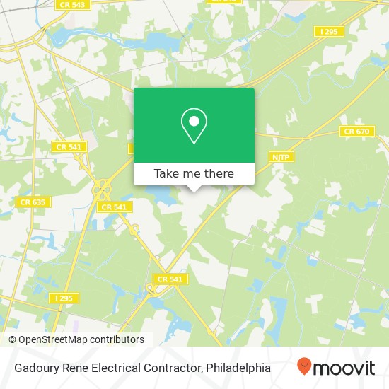 Gadoury Rene Electrical Contractor map