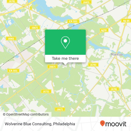 Wolverine Blue Consulting map