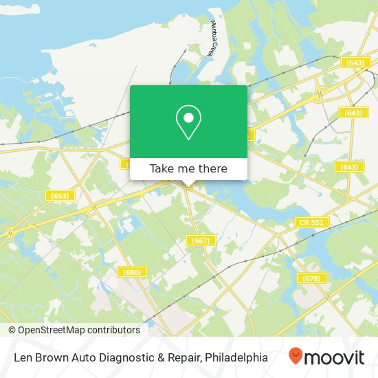 Len Brown Auto Diagnostic & Repair map