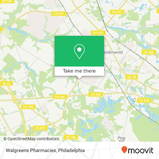 Walgreens Pharmacies map