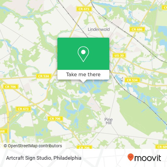 Mapa de Artcraft Sign Studio