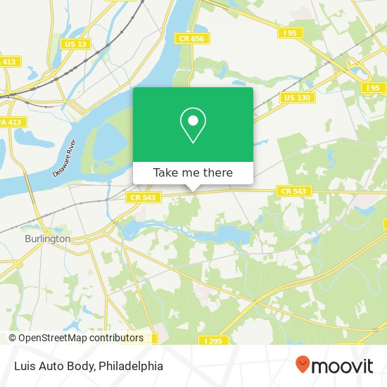 Luis Auto Body map
