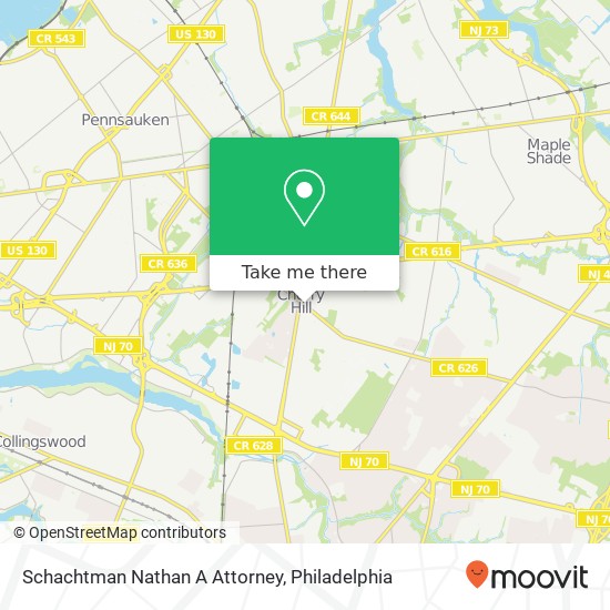 Schachtman Nathan A Attorney map