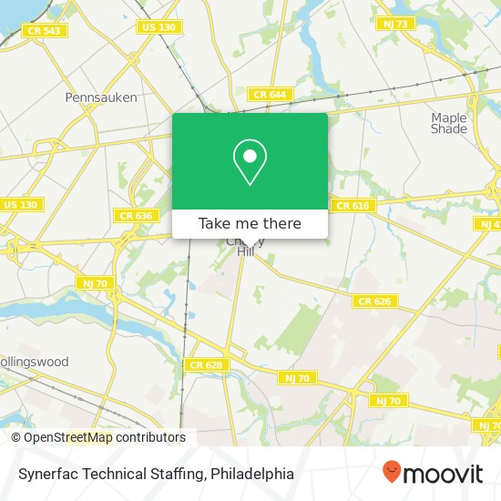 Mapa de Synerfac Technical Staffing