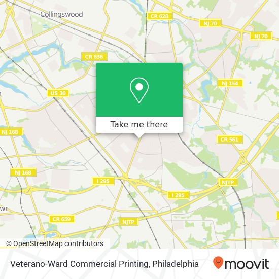 Mapa de Veterano-Ward Commercial Printing