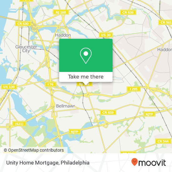 Unity Home Mortgage map