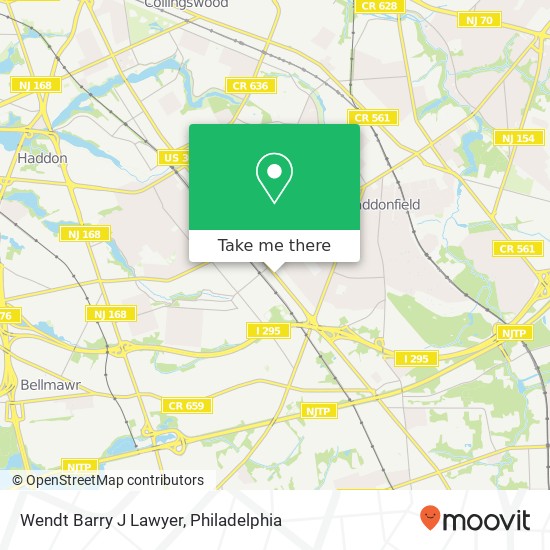 Wendt Barry J Lawyer map