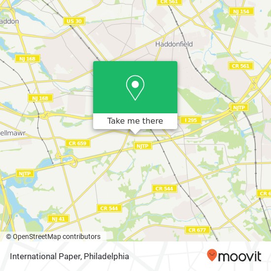 International Paper map