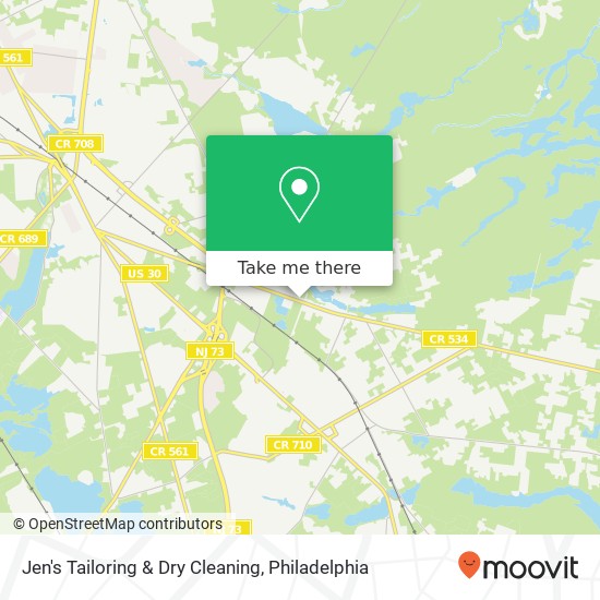 Jen's Tailoring & Dry Cleaning map