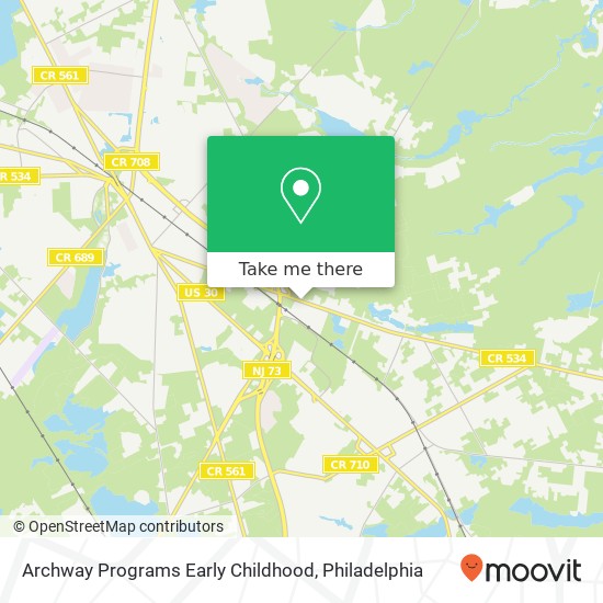 Archway Programs Early Childhood map