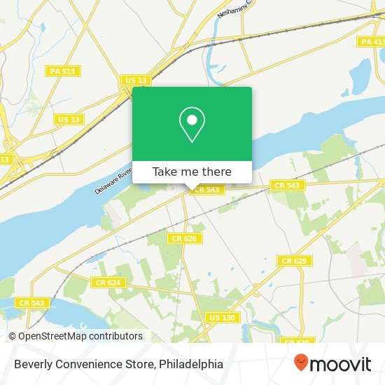 Beverly Convenience Store map