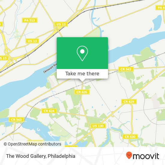 Mapa de The Wood Gallery