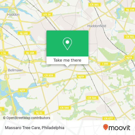 Massaro Tree Care map