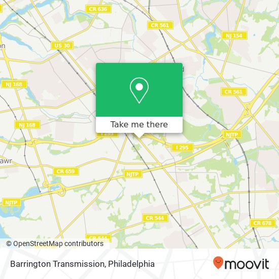 Mapa de Barrington Transmission