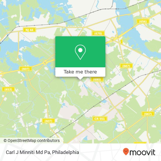 Carl J Minniti Md Pa map