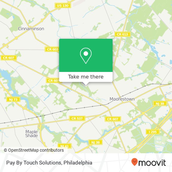 Pay By Touch Solutions map