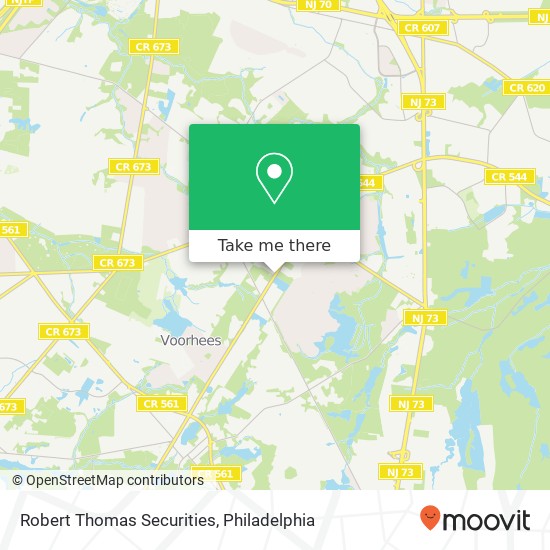 Mapa de Robert Thomas Securities