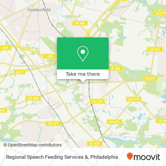 Mapa de Regional Speech Feeding Services &
