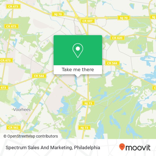 Mapa de Spectrum Sales And Marketing