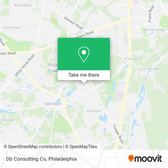 Db Consulting Co map