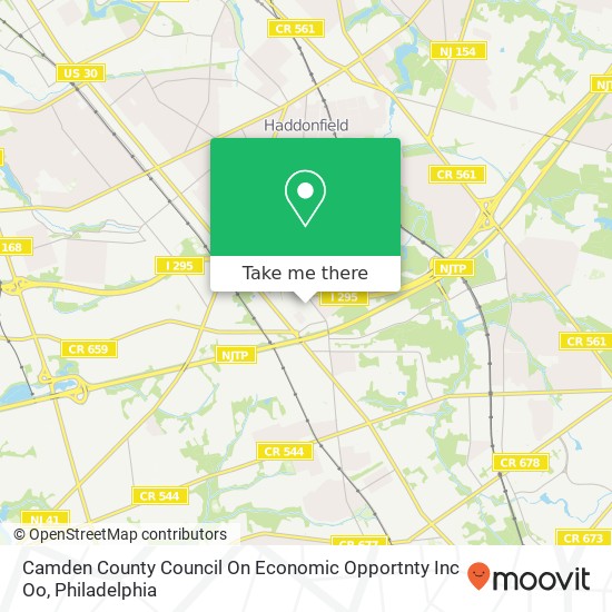 Camden County Council On Economic Opportnty Inc Oo map