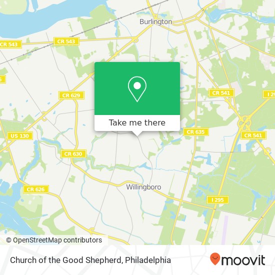 Church of the Good Shepherd map