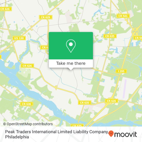 Mapa de Peak Traders International Limited Liability Company