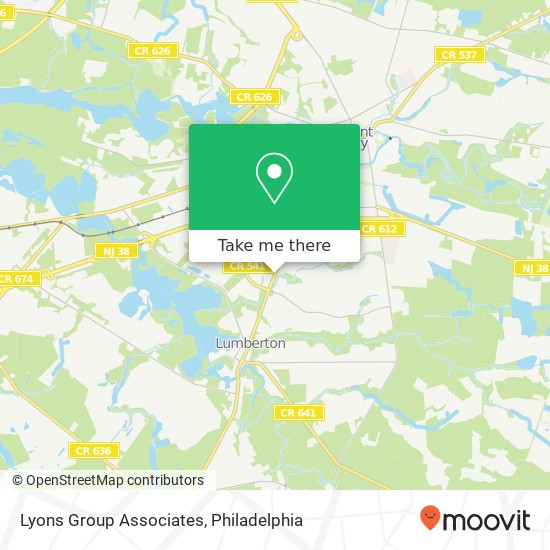 Mapa de Lyons Group Associates