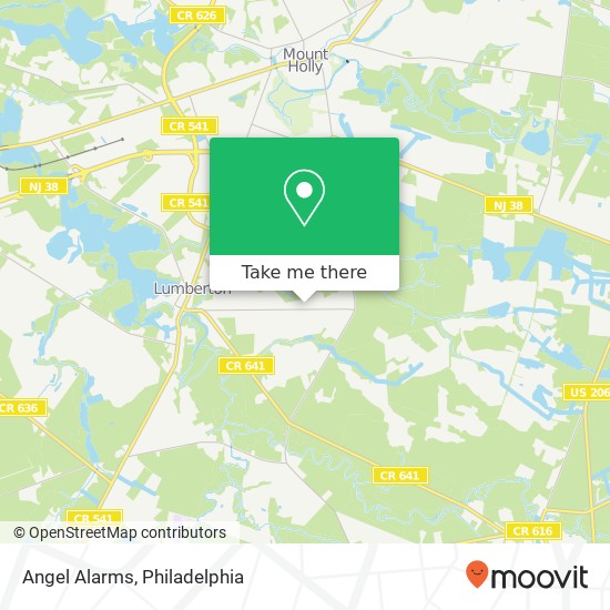 Angel Alarms map