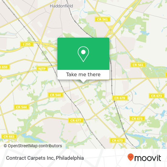 Contract Carpets Inc map