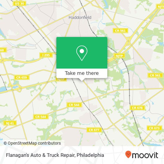 Mapa de Flanagan's Auto & Truck Repair