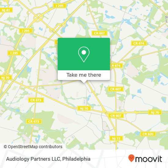 Mapa de Audiology Partners LLC