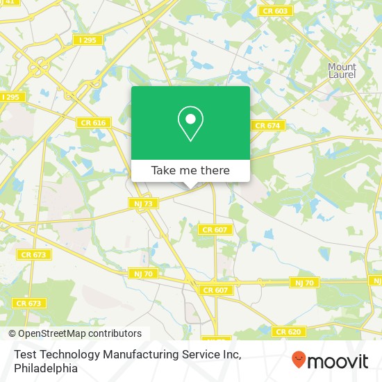 Mapa de Test Technology Manufacturing Service Inc