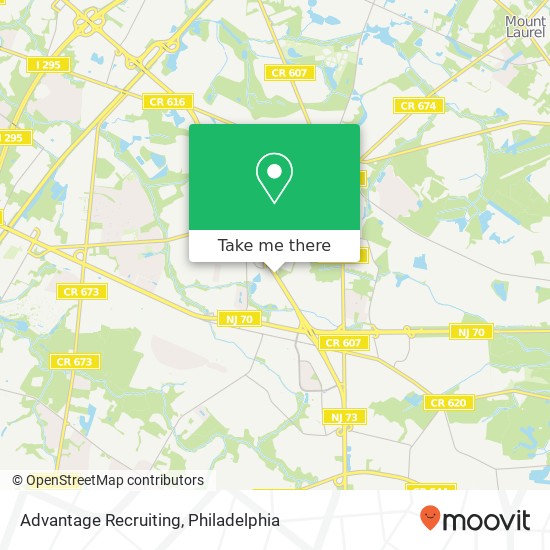 Advantage Recruiting map