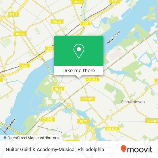 Guitar Guild & Academy-Musical map