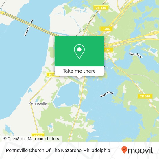 Pennsville Church Of The Nazarene map